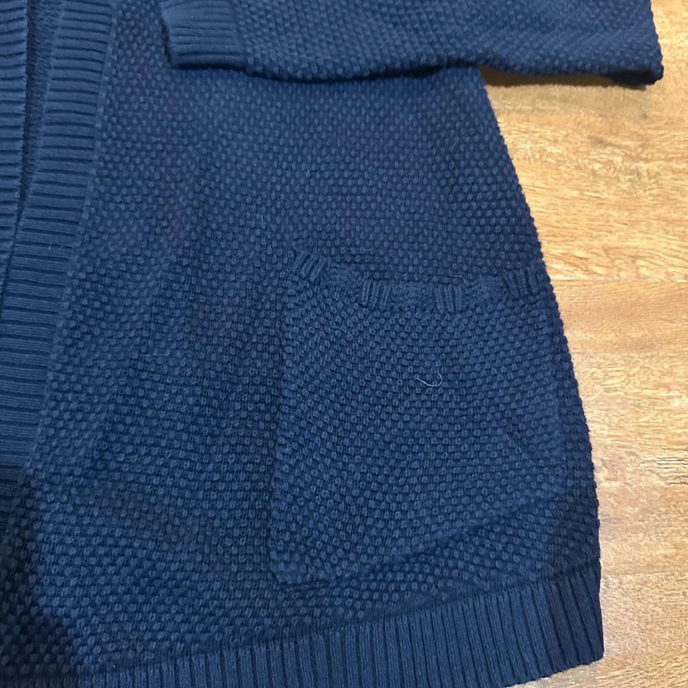 Maurices Blue Lace-Up Cardigan Sweater - Picture 4 of 7